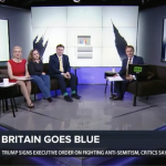 Kate and Bill Dod present the news on the nights that the UK left the EU and Boris Johnson’s Conservative party won a clear majority